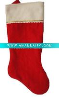 Wholesale 811551 18'' Christmas plush stocking
