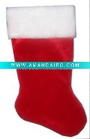 Wholesale 18in 0945stocking w1054 cuff Christmas plush stocking
