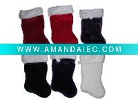 Wholesale 19in 2087 hipi Christmas plush stocking