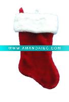 Wholesale 155 in 1054 plush stocking Christmas plush stocking
