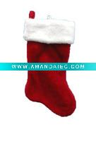 Wholesale 175 in red 1054 stocking Christmas plush stocking