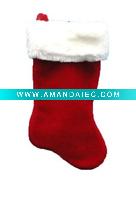 Wholesale 19in 0987 vt supersoftplush stocking w 2090 cuff Christmas plush stocking