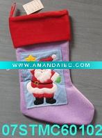 Wholesale embroidered christmas stocking 07STMC60102