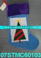 Wholesale embroidered christmas stocking 07STMC60103