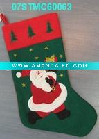Wholesale embroidered christmas stocking 07STMC60063