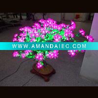 Wholesale led cherry tree , bonsai tree (pink)