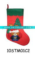 embroidered christmas stocking 10STM01C2