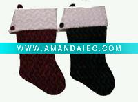 19"velvet stocking