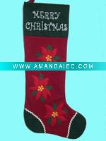 Wholesale 39" Felt appliqued letter stocking