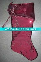 Wholesale 20inches satin stocking with rope laciness