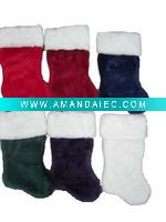 Wholesale 20'' 2087 2087. Christmas plush stocking