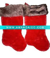 Wholesale 20''2087-HP Christmas plush stocking