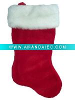 Wholesale 19'' Christmas plush stocking