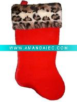 Wholesale 20''0978 Christmas plush stocking