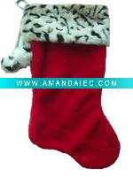 Wholesale 20'' 1056 Christmas plush stocking