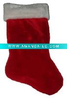 Wholesale 19 plush stocking Christmas plush stocking