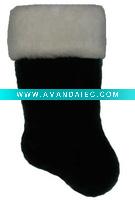 Wholesale 13in plush stocking Christmas plush stocking