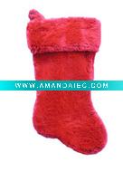 Wholesale 20 stocking Christmas plush stocking