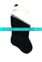 Wholesale 19in 1058 plush stocking Christmas plush stocking