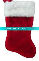 Wholesale 20'' 2087 2087 Christmas plush stocking