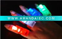 Wholesale LED laser finger colour light beams rings toy