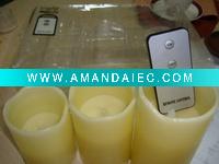 Wholesale led candle light remote control led flameless candle