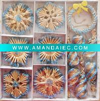 Wholesale 2011 Handicraft Christmas Straw Decoration DSC00173