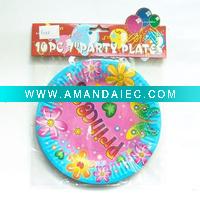 Wholesale princess party paper plates