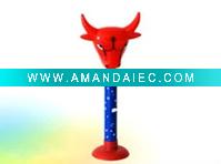 Wholesale Cartoon Oxhead Shape Plastic Led Party Stick Lamp for Christmas