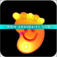 Wholesale LED Smile badge Flashing Pin