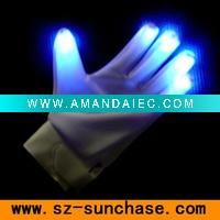 Wholesale Blue LED Gloves
