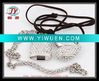 Wholesale OEM Heart Lock fashion jewelry usb flash memory
