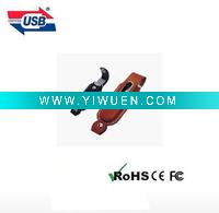 Wholesale 128MB to 16GB Leather USB pen drive