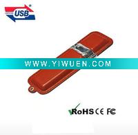 Wholesale 128MB to 16GB Leather USB 2.0 flash drive