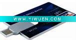 Wholesale plastic card mini USB flash drive/usb disk WTU-402 -Electronic gift