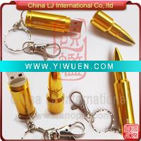Wholesale Metal rifle bullet USB flash drive, bullet usb stick