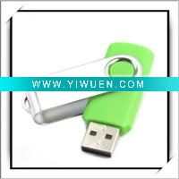 USB Flash Drive Thumb Stick Swivel Design Green 8GB