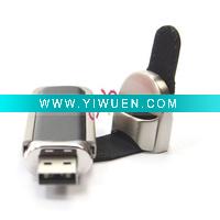 Wholesale USB Flash Drive Thumb Stick Black Leather 4GB