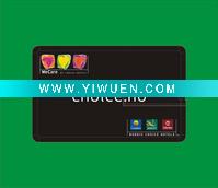 Wholesale black promotional credit card usb flash drive with full logo printing