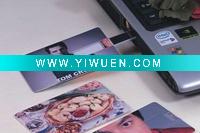 Wholesale Logo printed card usb flash drive