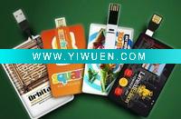 Wholesale 2gb credit card usb flash drive with full color logo printing, gift order welcome