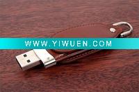 Fashion Leather Usb Flash Drive 4GB