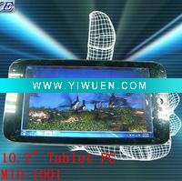 Wholesale 10.2" Intel Atom N450 1.66GHZ Built-in WIFI G-Sensor 1G/160G Resistance Multi-touch 1.3M Webcam Tablet PC Laptop