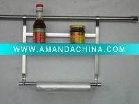 Wholesale kitchen cabinet-cooking tools storage holder in stainless steel