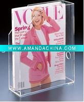 Acrylic File Storage & Magazine Rack