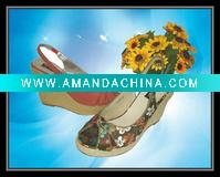 woman's wedge sandal