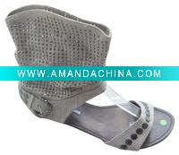 Wholesale 2011 new Jeans flat ladies sandals