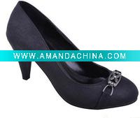 Wholesale lady fashion PU high heel sandal