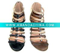 Wholesale BX1020-11Fashion PU women's sandal