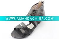 Wholesale sandal 2011 the hottest fashionable leather sandal shoes